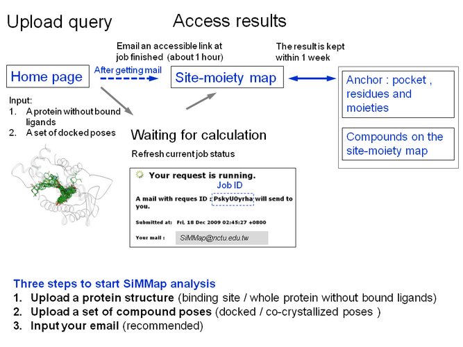 workflow of site-moiety map (SiMMap)